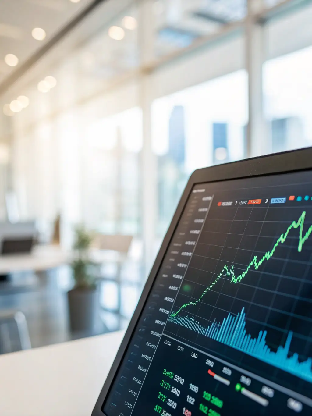 A graph showing consistent growth in a forex investment account, illustrating the potential for long-term financial success.